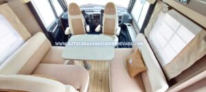 Autocaravana Integral BAVARIA, modelo i 740. Una de las mejores marcas del mercado. Destaca por su elegancia, estructura robusta duradera y su aislante de alta densidad (clasificación 3)