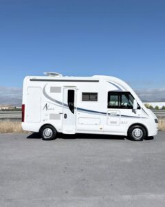 Integral McLouis NEVIS 832 Autocaravanas Sierra Nevada empresa con más de 20 años de experiencia en el sector de venta de ocasión os ofrece esta magnífica casa rodante. Para más información o precio consulté en nuestra página web www.autocaravanassierranevada.com o haga click en nuestro enlace https://autocaravanassierranevada.com/.../mclouis-nevis-832/ ¿Quieres pagar a plazos? Llama y te informamos sin compromiso 617795719 621251555 Extras MOTOR: Fiat Ducato 2.3 MultiJet 130cv AÑO: 2016 KM: 46.000 Medidas: 6,00m x 3,00m Plazas viajar: 4 Plazas dormir: 4 * Medida Garaje: (0,40m x 1,00m x 0,70m) * Camas (Salón convertible / Colgante en cabina) Extras: Aire acondicionado(de motor) AirBag(conductor y copiloto) Velocidad de Crucero Espejos eléctricos Elevalunas eléctricos Radio (2DIN-CD-MP3-AUX-BT-GPS) Cámara de visión trasera Asientos giratorios Oscurecedores REMIS en cabina completa Mosquiteras en ventanas, claraboyas y puerta principal Claraboya XXL en salón Frigo THETFORD (220v, Gas, 12v, Auto) 149L capacidad Extractor de humos Ducha con mampara dentro de aseo Batería de 100ah. Placa solar de 100w. Calefacción Truma Combi Tv 12v. (TDT-HDMI-USB-DVD) Escalón de doble peldaño integrado Toldo DOMETIC de 3m. Portabicis FIAMMA para 2 1Cierres de seguridad (puerta principal) Maleteros lateral Neumáticos reforzados marca MICHELIN especial camper #autocaravanastyle #viajarconniños #viajarenautocaravanaconniños #roadtrip #autocaravanaadventure #ventadeautocaravanas #autocaravanassierranevada #autocaravantravel #autocaravanaenlaplaya #kitcamping #differentholidays #camaisla #motorhome #caravanas1000 #camper