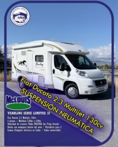 Perfilada McLouis YEARLING SERIE LIMITEE 32 Autocaravanas Sierra Nevada empresa con más de 20 años de experiencia en el sector de venta de ocasión os ofrece esta magnífica casa rodante. Para más información o precio consulté en nuestra página web www.autocaravanassierranevada.com o haga click en nuestro enlace https://autocaravanassierranevada.com/.../mclouis.../ ¿Quieres pagar a plazos? Llama y te informamos sin compromiso 617795719 621251555 Extras MOTOR: Fiat Ducato 2.3 MultiJet 130cv AÑO: 2012 KM:83.000 Medidas: 5,80m x 2,90m Plazas viajar: 4 Plazas dormir: 4 * Medida Garaje: (0,40m x 1,10m x 0,70m) * Camas (Colgante eléctrica en salón ySalón convertible) * Suspensión Neumática Extras: Aire acondicionado (de motor) AirBag(conductor y copiloto) Velocidad de Crucero Cierre centralizado(en cabina) Espejos eléctricos Elevalunas eléctricos Radio (CD-AUX) Asientos giratorios OscurecedoresREMIS en cabina completa Mosquiteras en ventanas, claraboyas y puerta principal Claraboyas transparentes y Claraboya panorámica xxl en cabina Frigo DOMETIC (220v, Gas, 12v, Auto) 160L capacidad Ducha con mampara dentro de aseo Batería de 100ah. Placa solar de 100w. Calefacción Truma Combi Tv 12v. (LCD-HDMI-USB-DVD) Escalón de doble peldaño integrado Toldo TRISTOR de 3m. Portabicis FIAMMA para 2 2 Cierres de seguridad FIAMMA Neumáticos reforzados especial camper #autocaravanasgranada #autocaravanaocasion #autocaravanasdeocasion #ventaautocaravana #compraautocaravana #autocaravanabarata #caravaningandalucia #autocaravanasur #granadaturismo #granadaocasion #andaluciavanlife #vanlife #camperlife #motorhome #campervan #viajarenautocaravana #caravaninglife #aventuraenruta #viajeslibres #escapadarural #naturalezaylibertad #viajarporelmundo #rutavanlife #descubreespaña #autocaravanaspain Perfilada McLouis YEARLING SERIE LIMITEE 32
Autocaravanas Sierra Nevada empresa con más de 20 años de experiencia en el sector de venta de ocasión os ofrece esta magnífica casa rodante. Para más información o precio consulté en nuestra página web
www.autocaravanassierranevada.com
o haga click en nuestro enlace
https://autocaravanassierranevada.com/.../mclouis.../
¿Quieres pagar a plazos?
Llama y te informamos sin compromiso
617795719
621251555
Extras
MOTOR: Fiat Ducato 2.3 MultiJet 130cv
AÑO: 2012
KM:83.000
Medidas: 5,80m x 2,90m
Plazas viajar: 4
Plazas dormir: 4
* Medida Garaje: (0,40m x 1,10m x 0,70m)
* Camas (Colgante eléctrica en salón ySalón convertible)
* Suspensión Neumática
Extras:
Aire acondicionado (de motor)
AirBag(conductor y copiloto)
Velocidad de Crucero
Cierre centralizado(en cabina)
Espejos eléctricos
Elevalunas eléctricos
Radio (CD-AUX)
Asientos giratorios
OscurecedoresREMIS en cabina completa
Mosquiteras en ventanas, claraboyas y puerta principal
Claraboyas transparentes y Claraboya panorámica xxl en cabina
Frigo DOMETIC (220v, Gas, 12v, Auto) 160L capacidad
Ducha con mampara dentro de aseo
Batería de 100ah.
Placa solar de 100w.
Calefacción Truma Combi
Tv 12v. (LCD-HDMI-USB-DVD)
Escalón de doble peldaño integrado
Toldo TRISTOR de 3m.
Portabicis FIAMMA para 2
2 Cierres de seguridad FIAMMA
Neumáticos reforzados especial camper
#autocaravanasgranada
#autocaravanaocasion
#autocaravanasdeocasion
#ventaautocaravana
#compraautocaravana
#autocaravanabarata
#caravaningandalucia
#autocaravanasur
#granadaturismo
#granadaocasion
#andaluciavanlife
#vanlife
#camperlife
#motorhome
#campervan
#viajarenautocaravana
#caravaninglife
#aventuraenruta
#viajeslibres
#escapadarural
#naturalezaylibertad
#viajarporelmundo
#rutavanlife
#descubreespaña
#autocaravanaspain