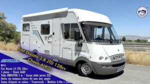 INTEGRAL HYMER B514 Autocaravanas Sierra Nevada empresa con más de 20 años de experiencia en el sector de venta de ocasión os ofrece esta magnífica casa rodante. Para más información o precio consulté en nuestra página web www.autocaravanassierranevada.com o haga click en nuestro enlace https://autocaravanassierranevada.com/listings/hymerb514-2/ ¿Quieres pagar a plazos? Llama y te informamos sin compromiso 617795719 621251555 Extras MOTOR:Fiat Ducato 2.8 JTD 128cv AÑO: 2005 KM: 69.000 Medidas:6,10 m x 2,90m Plazas viajar: 4 Plazas dormir:4 * Medida Garaje de doble portón: (2,00m x 1,40m x 1,20m) * Camas (Colgante en cabina/ Transversal) *Chasis Alko + barras de torsión EXTRAS: Aire acondicionado (de motor) Elevalunas eléctricos (sólo conductor) Radio (CD) Cámara de visión trasera Asientos giratorios Oscurecedores en cabina REMIS Mosquiteras en ventanas, claraboyas y puerta principal Claraboyas transparentes y claraboya XXL en salón y WC Frigo DOMETIC(220v, Gas, 12v) 97L capacidad Extractor de humos Ducha con mampara dentro de aseo Bateríade95ah. Calefacción TRUMATICC Escalón eléctrico de doble peldaño Toldo OMNISTOR de 4 m. 1 Cierre de seguridad en puerta principal Maletero lateral con acceso a doble suelo Neumáticosreforzados marca MICHELINespecial camper #autocaravanastyle #viajarconniños #viajarenautocaravanaconniños #roadtrip #autocaravanaadventure #ventadeautocaravanas #autocaravanassierranevada #autocaravantravel #autocaravanaenlaplaya #kitcamping #differentholidays #camaisla #motorhome #caravanas1000 #camper #motorhome