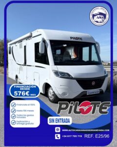 PILOTE ESSENTIEL G740 Autocaravanas Sierra Nevada empresa con más de 20 años de experiencia en el sector de venta de ocasión os ofrece esta magnífica casa rodante.🗣️👉 Para más información o precio 💵 consulté en nuestra página web www.autocaravanassierranevada.com ➡️🌐💻 o haga click👉🖱️ en nuestro enlace ⬇️👇 https://autocaravanassierranevada.com/listings/pilote-g740/ ¿Quieres pagar a plazos? Llama y te informamos sin compromiso 📞617795719 📞621251555 EQUIPAMIENTO Y EXTRAS 👇 TIPO DE VEHICULO: AUTOCARAVANA INTEGRAL Motor: Fiat Ducato 2.3 MultiJet 130cv AÑO: 2017 KM: 98.000 Medidas exteriores: 7,40m x 3,00m Plazas viajar: 4 Plazas dormir: 4 * Medida Garaje con doble portón XXL : (2,20m x 1,40m x 1,20m) * Camas (Gemelas Ampliables / Colgante en cabina) Extras y Equipamiento: - Aire acondicionado(de motor) - AirBag (conductor y copiloto) - Velocidad de Crucero - Cierre centralizado - Elevalunas eléctricos (sólo conductor) - Radio (CD-MP3-AUX-BT) - Cámara de visión trasera - Asientos giratorios - Oscurecedores REMIS en cabina completa - Mosquiteras en ventanas, claraboyas y puerta principal - Claraboyas transparentes y Claraboya xxl en salón - Frigo DOMETIC (220v, Gas, 12v, Auto) 160L capacidad - Ducha con mampara separada de aseo - Batería de 100ah. - Placa solar de 100w. - Calefacción Truma Inet Ready - Tv 12v. (TDT-HDMI-USB) - Escalón eléctrico de aluminio - Toldo THULE de 4m. - Ducha exterior - Neumáticos reforzados especial camper #autocaravanasgranada #autocaravanaocasion #autocaravanasdeocasion #ventaautocaravana #compraautocaravana #autocaravanabarata #caravaningandalucia #autocaravanasur #granadaturismo #granadaocasion #andaluciavanlife #vanlife #camperlife #motorhome #campervan #viajarenautocaravana #caravaninglife #aventuraenruta #viajeslibres #escapadarural #naturalezaylibertad #viajarporelmundo #rutavanlife #descubreespaña #autocaravanaspain