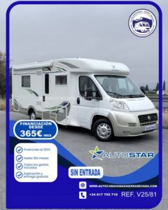 PERFILADA AUTOSTAR ATHENOR 598 Autocaravanas Sierra Nevada empresa con más de 20 años de experiencia en el sector de venta de ocasión os ofrece esta magnífica casa rodante.🗣️👉 Para más información o precio 💵 consulté en nuestra página web www.autocaravanassierranevada.com ➡️🌐💻 o haga click👉🖱️ en nuestro enlace ⬇️👇 https://autocaravanassierranevada.com/.../autostar.../ ¿Quieres pagar a plazos? Llama y te informamos sin compromiso 📞617795719 📞621251555 EQUIPAMIENTO Y EXTRAS 👇 TIPO DE VEHICULO: AUTOCARAVANA PERFILADA MOTOR: Fiat Ducato 2.3 Multijet 130cv AÑO: 2007 KM: 161.000km Medidas exteriores: 7,00m x 2,90m Plazas viajar: 4 Plazas para dormir: 2 Extras y Equipamiento: * Medida maletero con doble portón: (2,15m x 0,80m x 0,60m) * Camas (Isla) * Suspensión Neumática - Aire acondicionado de motor - AirBag (conductor y copiloto) - ASR - Cierre centralizado - Espejos eléctricos - Elevalunas eléctricos - Radio (CD-AUX) - Camara de Visión trasera - Asientos giratorios - Mosquiteras en ventanas y claraboyas - Claraboya XXL en salòn - Frigo THETFORD (220v, Gas, 12v, Auto) 180L capacidad - Horno - Extractor de Humos - Ducha con mampara dentro de aseo - Baterías de 100ah. - Placa solar de 100w. - Calefacción ALDE - Tv 12v.(TDT-HDMI-USB) - Escalón de doble peldaño integrado - Toldo THULE de 3m. - Ducha Exterior - Neumáticos reforzados especial camper #autocaravanasgranada #autocaravanaocasion #autocaravanasdeocasion #ventaautocaravana #compraautocaravana #autocaravanabarata #caravaningandalucia #autocaravanasur #granadaturismo #granadaocasion #andaluciavanlife #vanlife #camperlife #motorhome #campervan #viajarenautocaravana #caravaninglife #aventuraenruta #viajeslibres #escapadarural #naturalezaylibertad #viajarporelmundo #rutavanlife #descubreespaña