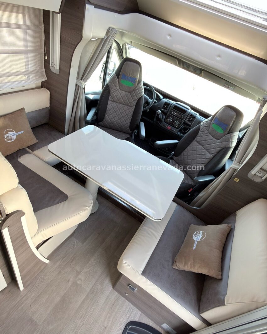 PERFILADA MCLOUIS MC4 879G Autocaravanas Sierra Nevada empresa con más de 20 años de experiencia en el sector de venta de ocasión os ofrece esta magnífica casa rodante.🗣️👉 Para más información o precio 💵 consulté en nuestra página web www.autocaravanassierranevada.com ➡️🌐💻 o haga click👉🖱️ en nuestro enlace ⬇️👇 https://autocaravanassierranevada.com/.../mclouis-mc4-879g/ ¿Quieres pagar a plazos? Llama y te informamos sin compromiso 📞617795719 📞621251555 EQUIPAMIENTO Y EXTRAS 👇 TIPO DE VEHICULO: AUTOCARAVANA PERFILADA MOTOR: Fiat Ducato 2.3 Multijet 130cv AÑO: 2019 KM: 50.000 Medidas exteriores: 7,40m x 2,90m Plazas viajar: 5 Extras y Equipamiento: * Medida maletero con doble portón: (2,20m x 1,10m x 1,10m) * Camas (Colgante eléctrica en salón/Isla elevable/Salón Convertible) * Suspensión Neumática - Aire acondicionado de motor - AirBag(conductor y copiloto) - Velocidad de Crucero - Cierre centralizado - Espejos eléctricos - Elevalunas eléctricos - Radio (USB-CD-BT-AUX) - Camara de Visión trasera - Asientos giratorios - Oscurecedores REMIS en cabina completa - Mosquiteras en ventanas ,claraboyas y puerta principal - Claraboyas transparentes y Claraboya panorámica xxl en cabina - TruboVent - Frigo THETFORD (220v, Gas, 12v, Auto) 149L capacidad - Ducha con mampara separada de aseo - Baterías de 100ah. - Placa solar de 100w. - Calefacción Truma Combi - Tv 12v. (TDT-HDMI-USB-DVD) - Escalón de doble peldaño integrado - Toldo THULE de 4m. - Portabicis para 2 - Neumáticos reforzados especial camper #autocaravanasgranada #autocaravanaocasion #autocaravanasdeocasion #ventaautocaravana #compraautocaravana #autocaravanabarata #caravaningandalucia #autocaravanasur #granadaturismo #granadaocasion #andaluciavanlife #vanlife #camperlife #motorhome #campervan #viajarenautocaravana #caravaninglife #aventuraenruta #viajeslibres #escapadarural #naturalezaylibertad #viajarporelmundo #rutavanlife #descubreespaña