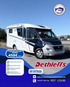 PERFILADA DETHLEFFS GLOBEBUS Autocaravanas Sierra Nevada empresa con más de 20 años de experiencia en el sector de venta de ocasión os ofrece esta magnífica casa rodante. Para más información o precio consulté en nuestra página web www.autocaravanassierranevada.com o haga click en nuestro enlace https://autocaravanassierranevada.com/.../dethleffs.../ ¿Quieres pagar a plazos? Llama y te informamos sin compromiso 617795719 621251555 EQUIPAMIENTO Y EXTRAS MOTOR: Fiat Ducato 2.3 Multijet 130cv AÑO: 2015 KM: 87.000KM Medidas exteriores: 6,30m x 2,90m Plazas viajar: 4 Plazas para dormir: 3 Extras y Equipamiento: * Medida maletero con doble portón: (1,95m x 0,90m x 1,20m) * Camas (Transversal) * Suspensión Neumática - Aire acondicionado de motor - AirBag(conductor y copiloto) - Velocidad de Crucero - Cierre centralizado(en cabina) - Espejos eléctricos - Elevalunas eléctricos - Radio (Navegador-2DIN-USB) - Camara de Visión trasera - Asientos giratorios - Oscurecedores REMIS en cabina - Mosquiteras en ventanas, claraboyas y puerta principal - Claraboyas Transparentes y Claraboya panorámica xxl en cabina - Frigo DOMETIC (220v, Gas, 12v, Auto) 160L capacidad - Ducha con mampara dentro de aseo - Baterías de 100ah. - 2 Placa solar de 100w. - Calefacción Trumatic Combi - Tv 12v.(DVD-HDMI-USB) - Escalón eléctrico de aluminio - Toldo FIAMMA de 3m. - Baca de aluminio - Cierres de Seguridad 3 - Neumáticos reforzados especial camper #autocaravanasgranada #autocaravanaocasion #autocaravanasdeocasion #ventaautocaravana #compraautocaravana #autocaravanabarata #caravaningandalucia #autocaravanasur #granadaturismo #granadaocasion #andaluciavanlife #vanlife #camperlife #motorhome #campervan #viajarenautocaravana #caravaninglife #aventuraenruta #viajeslibres #escapadarural #naturalezaylibertad #viajarporelmundo #rutavanlife #descubreespaña