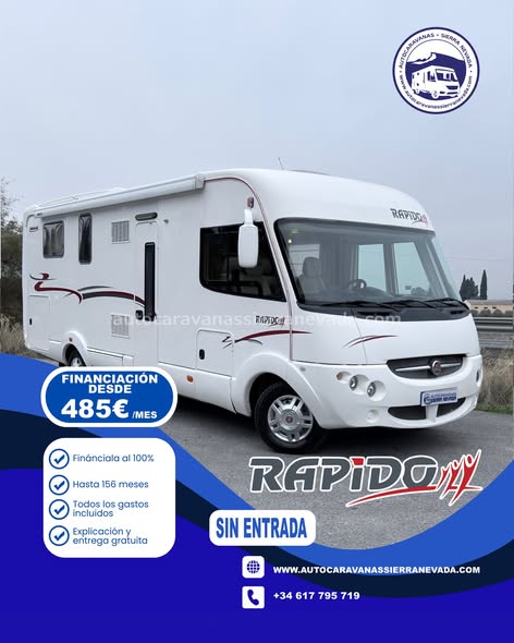 AUTOCARAVANA INTEGRAL RAPIDO 9092DF
Autocaravanas Sierra Nevada empresa con más de 20 años de experiencia en el sector de venta de ocasión os ofrece esta magnífica casa rodante.