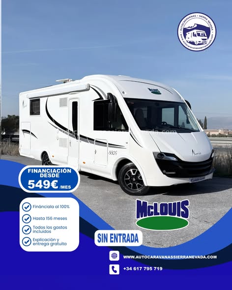 AUTOCARAVANA INTEGRAL MC LOUIS NEVIS 880 En Autocaravanas Sierra Nevada llevamos más de 20 años ayudando a nuestros clientes a cumplir el sueño de viajar con libertad. Nacimos en 2004 con una idea clara: ofrecer autocaravanas de segunda mano en estado impecable, seleccionadas con exigencia y revisadas con el máximo detalle. Cada vehículo pasa por una revisión exhaustiva de más de 30 puntos, realizada por técnicos especializados que garantizan su perfecto funcionamiento. Cada vehículo es revisado y reacondicionado a fondo, cuidando cada detalle para que luzca, funcione y se sienta como nuevo, preparado para ofrecer años de fiabilidad y disfrute. Para más información o precio 💵 consulté en nuestra web www.autocaravanassierranevada.com o haga click 👉🖱️ en nuestro enlace ⬇️👇 https://autocaravanassierranevada.com/.../mc-louis-nevis.../ ¿Quieres pagar a plazos? Llama y te informamos sin compromiso 📞617 79 57 19 📞687 85 35 11 EQUIPAMIENTO Y EXTRAS 👇 MOTOR: FIAT DUCATO 2.3 MULTIJET 130cv AÑO: 2016 KM: 58.000 Medidas exteriores: 7,30m x 3,00m Plazas: 4 EXTRAS Y EQUIPAMIENTO - Medida maletero con doble acceso:(2,20m x 1,10m x 1,20m) -Camas (Isla elevable manual/Colgante en cabina) -Aire acondicionado de motor -Airbag(conductor y copiloto) -Velocidad de crucero -Cierre centralizado -Espejos eléctricos (solo los de arriba) -Elevalunas eléctricos (conductor) -Radio (CD-USB-BT-AUX) -Asientos giratorios -Oscurecedores REMIS en cabina completa -Mosquiteras en ventanas, claraboyas y puerta principal -Claraboyas transparentes y claraboyas y XXL en salón -Frigo THEFORD (220V, Gas, 12v, Auto) 149L capacidad -Extractor de humos -Ducha con mampara separada de aseo -Batería de 95ah -2 placa solar de 100w -Calefacción Truma Combi -Escalón doble peldaño integrado -Toldo TRISTOR de 4m -Portabicis para 2 -Neumáticos reforzados especial camper www.autocaravanassierranevada.com #autocaravanasgranada #autocaravanaocasion #autocaravanas AUTOCARAVANA INTEGRAL MC LOUIS NEVIS 880
En Autocaravanas Sierra Nevada llevamos más de 20 años ayudando a nuestros clientes a cumplir el sueño de viajar con libertad.
Nacimos en 2004 con una idea clara: ofrecer autocaravanas de segunda mano en estado impecable, seleccionadas con exigencia y revisadas con el máximo detalle.
Cada vehículo pasa por una revisión exhaustiva de más de 30 puntos, realizada por técnicos especializados que garantizan su perfecto funcionamiento.
Cada vehículo es revisado y reacondicionado a fondo, cuidando cada detalle para que luzca, funcione y se sienta como nuevo, preparado para ofrecer años de fiabilidad y disfrute.
Para más información o precio 💵 consulté en nuestra web www.autocaravanassierranevada.com
o haga click 👉🖱️ en nuestro enlace ⬇️👇
https://autocaravanassierranevada.com/.../mc-louis-nevis.../
¿Quieres pagar a plazos?
Llama y te informamos sin compromiso
📞617 79 57 19
📞687 85 35 11
EQUIPAMIENTO Y EXTRAS 👇
MOTOR: FIAT DUCATO 2.3 MULTIJET 130cv
AÑO: 2016
KM: 58.000
Medidas exteriores: 7,30m x 3,00m
Plazas: 4
EXTRAS Y EQUIPAMIENTO
- Medida maletero con doble acceso:(2,20m x 1,10m x 1,20m)
-Camas (Isla elevable manual/Colgante en cabina)
-Aire acondicionado de motor
-Airbag(conductor y copiloto)
-Velocidad de crucero
-Cierre centralizado
-Espejos eléctricos (solo los de arriba)
-Elevalunas eléctricos (conductor)
-Radio (CD-USB-BT-AUX)
-Asientos giratorios
-Oscurecedores REMIS en cabina completa
-Mosquiteras en ventanas, claraboyas y puerta principal
-Claraboyas transparentes y claraboyas y XXL en salón
-Frigo THEFORD (220V, Gas, 12v, Auto) 149L capacidad
-Extractor de humos
-Ducha con mampara separada de aseo
-Batería de 95ah
-2 placa solar de 100w
-Calefacción Truma Combi
-Escalón doble peldaño integrado
-Toldo TRISTOR de 4m
-Portabicis para 2
-Neumáticos reforzados especial camper
www.autocaravanassierranevada.com
#autocaravanasgranada
#autocaravanaocasion
#autocaravanas